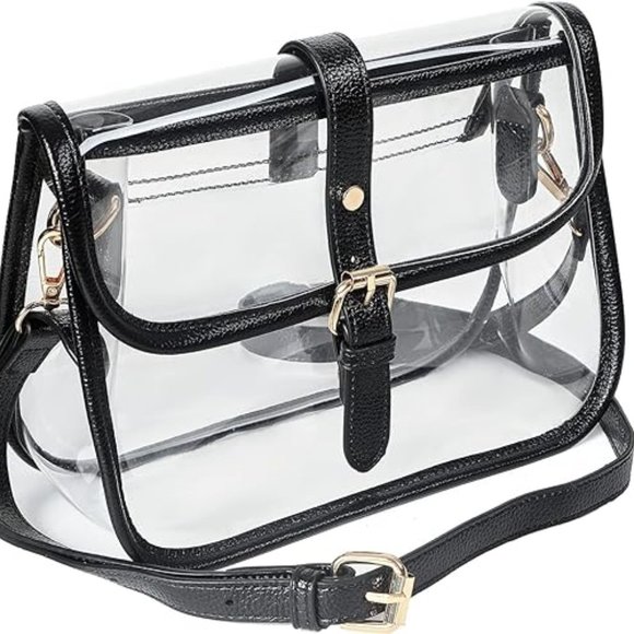 Clear Saddle Crossbody Bag - Picture 4 of 4
